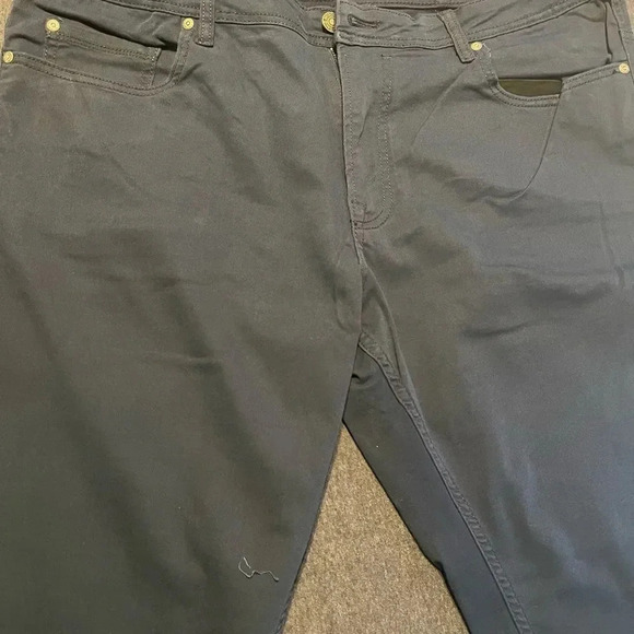 Mens casual pants  soft stretch David Bitton Buffalo Blue Archer coupe style #25 - Picture 5 of 11